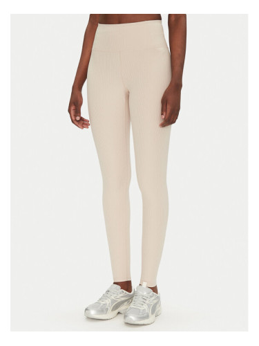 Girlfriend Collective Клин Rib High-Rise 4034 Бежов Slim Fit