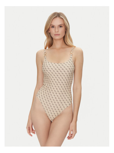 Guess Бански костюм E5GJ45 KCRL2 Бежов