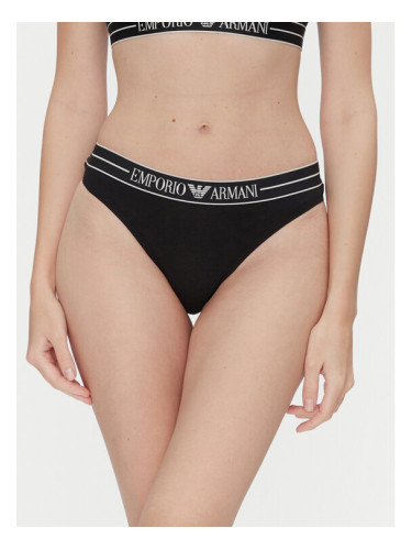 Emporio Armani Underwear Комплект 2 чифта бикини бразилиана EW000406 AF10881 MC005 Черен