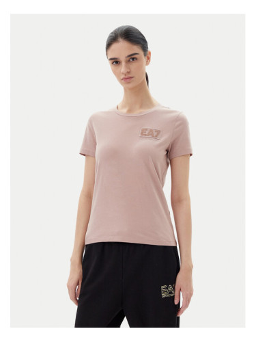 EA7 Emporio Armani Тишърт 7W000492 AF10373 U4079 Розов Regular Fit
