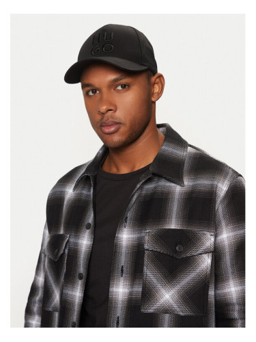 HUGO Шапка с козирка 50533409 Черен