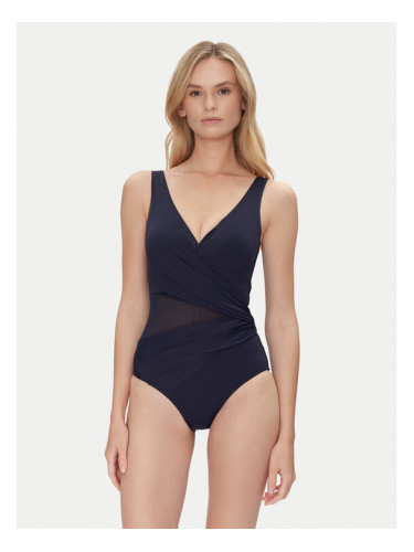 Hunkemöller Бански костюм Shaping Shell 301235 Тъмносин