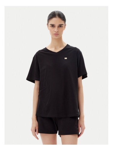 EA7 Emporio Armani Тишърт 7W000029 AF10373 UC001 Черен Loose Fit