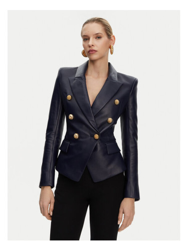 Balmain Сако DF0SG185LC62 Тъмносин Regular Fit