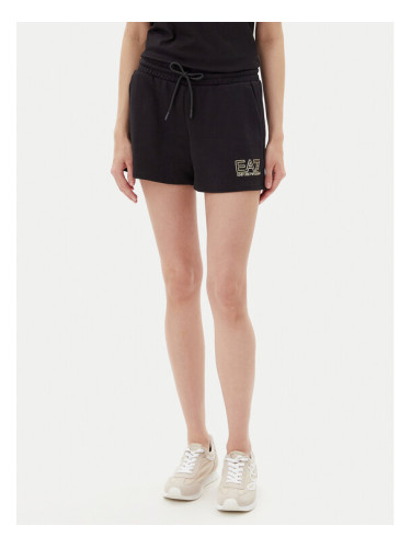 EA7 Emporio Armani Спортни шорти 7W000108 AF12473 MC004 Черен Loose Fit