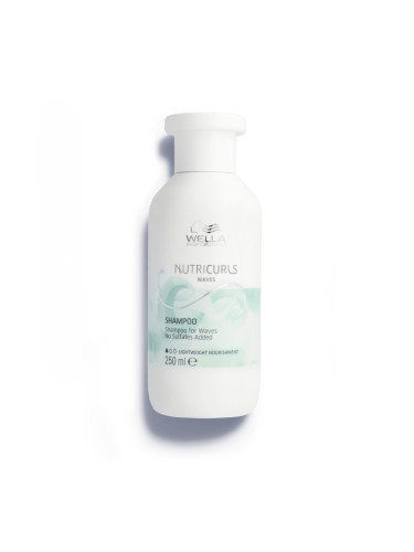 WELLA Wp S Nutricurls Shampoo For Waves Шампоан за коса дамски 250ml