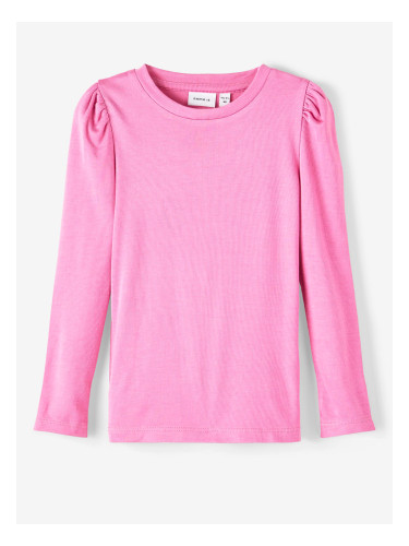 Pink girls' long sleeve T-shirt name it Lilde