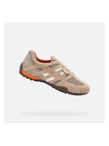 Geox U Snake Beigedk Orange
