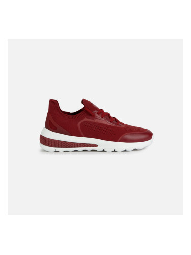 Red women's sneakers Geox Spherica Actif A - Women's