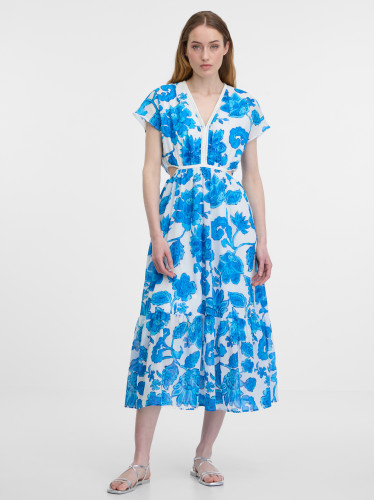 Blue women's patterned dress ORSAY - Women's