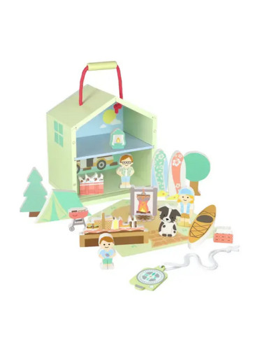 Игрален комплект Orange Tree Toys - "Къмпинг"