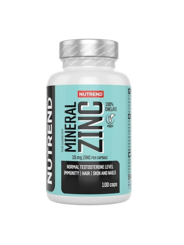 NUTREND - Mineral Zinc 100% Chelate 15 mg - 100 Veg Capsules