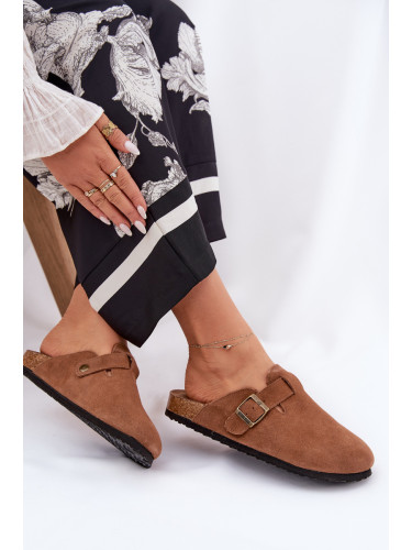 BIG STAR SHOES Замшени Сандали Чодак Дамски С Букса Big Star