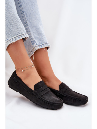 BIG STAR SHOES Дамски велурени мокасини Big Star