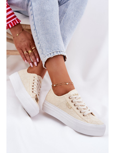 Дамски Обувки С Дантела Lee Cooper