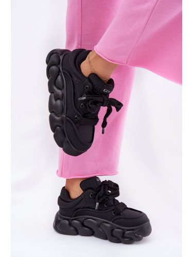 Дамски Кожени Кецове На Массивна Платформа GOE