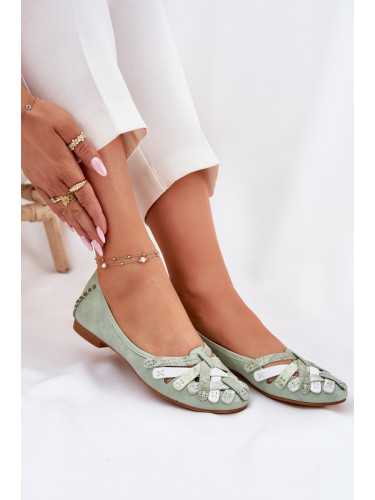 Дамски Кожени Балерини Maciejka