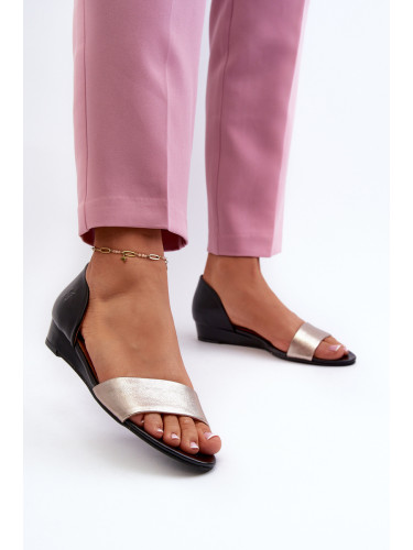 Кожени сандали Maciejka 1971-65 черни