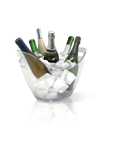 Прозрачен охладител за бутилки Vin Bouquet ICE BUCKET - за 6 бутилки