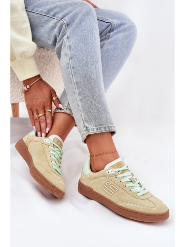 Замшени Спортни Обувки Маратонки За Жени D.Franklin Лимонови