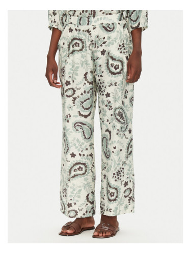 Fransa Текстилни панталони 20615422 Зелен Regular Fit