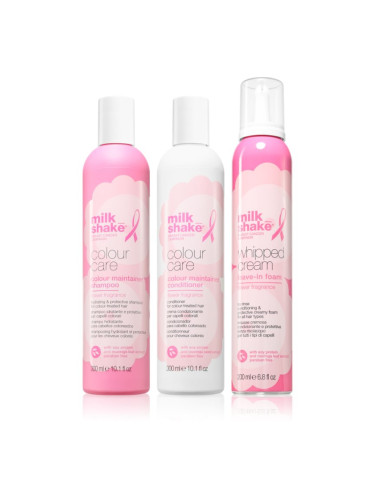 milk_shake® Colour Care Flower Fragrance Go Pink Threepack комплект за боядисана коса