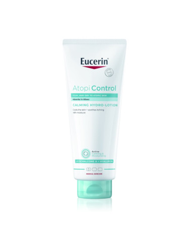 Eucerin AtopiControl Calming Hydro-Lotion успокояващ крем гел без аромат за суха и раздразнена кожа 400 мл.