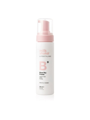 milk_shake® Lifestyling Blow Dry Primer защитна стилизираща пяна 200 мл.