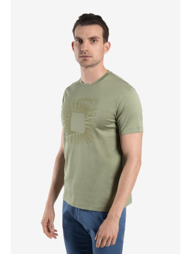 Блуза к.р.basic  зелена 2