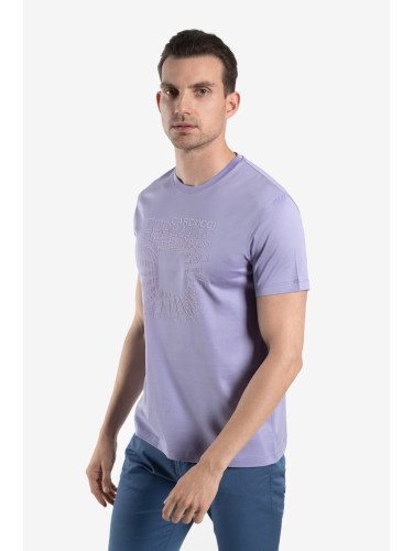 Блуза к.р.basic  лила 2