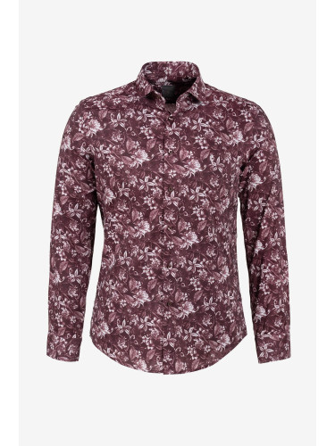 Риза SF флорал бордо