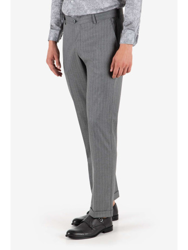 ПАНТАЛОН SLIM FIT GREY STRIPS