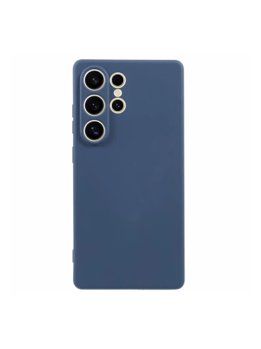 Силиконов кейс iPaky матиран, За Samsung Galaxy S25 Ultra, Тъмносин