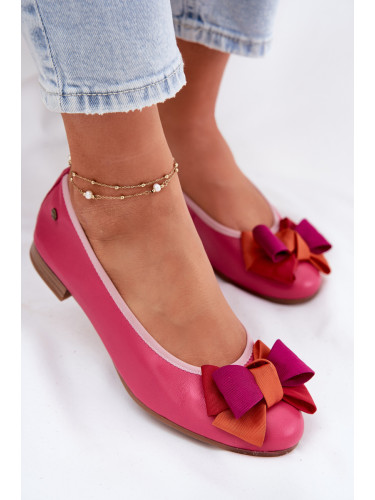 Кожени Балерини С Панделка Maciejka