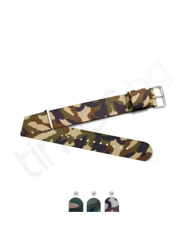 Текстилна НАТО каишка Diloy 410 - 20 мм