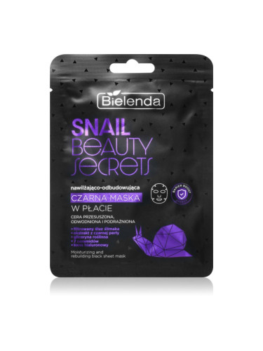 Bielenda Snail Beauty Secrets хидратираща платнена маска за суха и раздразнена кожа 1 бр.