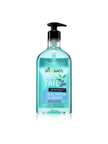Bielenda Shower Coctail Blue Matcha + Blueberry енергизиращ душ-гел с антиоксидантен ефект 400 мл.