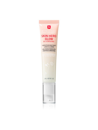 Erborian Skin Hero Glow Non-tinted Perfector лек крем за лице за освежаване и хидратация 40 мл.