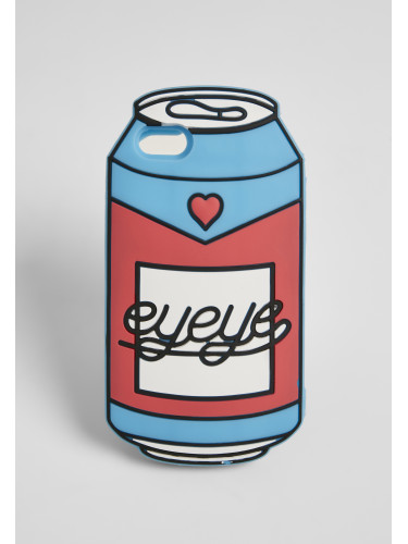 iPhone 7/8 Phone Case, SE Light Blue/Red