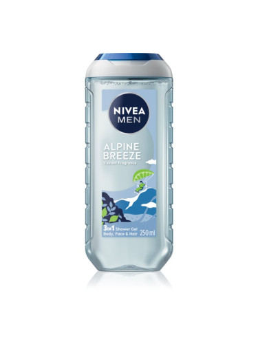 NIVEA MEN Alpine Breeze душ гел за тяло и коса 250 мл.