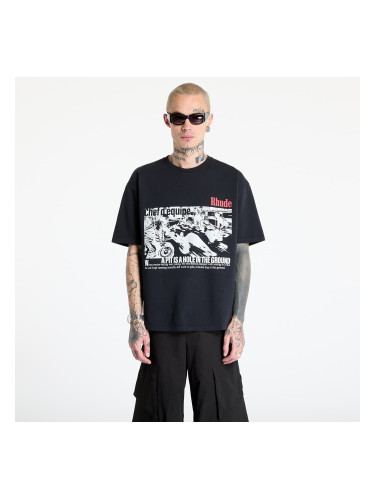 Тениска Rhude Champions Du Monde Tee Vintage Black S