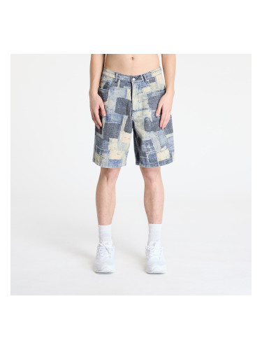 Къси панталони PLEASURES Boro Baggy Jorts Indigo 28