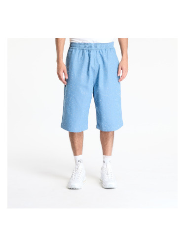 Къси панталони PLEASURES Glitter Baggy Denim Shorts Light Indigo M