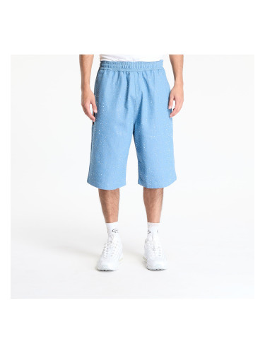 Къси панталони PLEASURES Glitter Baggy Denim Shorts Light Indigo M