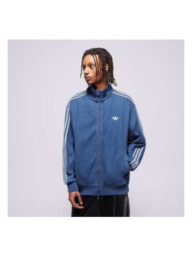 Adidas Суитчър Със Закопчаване Denim Fb Tt мъжки Дрехи Суичъри JC6233 Син