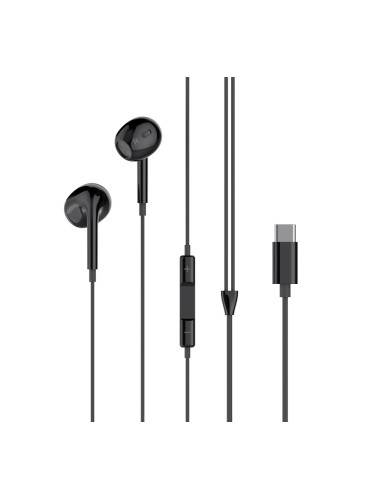 Слушалки HF XO EP74 USB-C, Черни