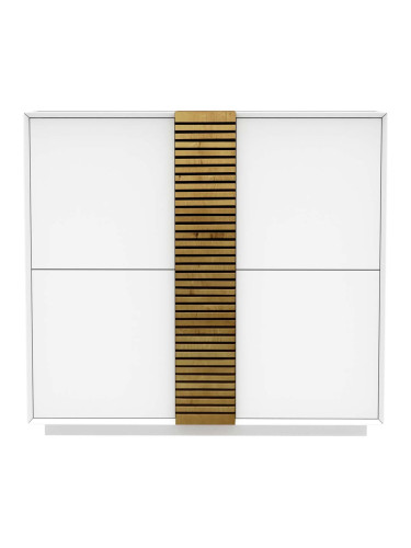 БЯЛ КОМОД ДЖОВАНИ С 4 ВРАТИ