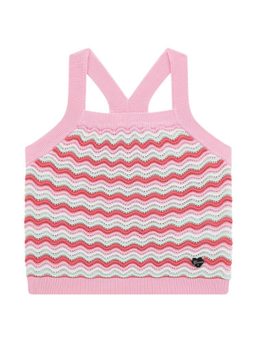 Детски къс потник от фино плетиво Guess