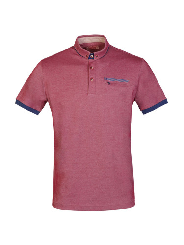 Мъжка тениска в малина меланж