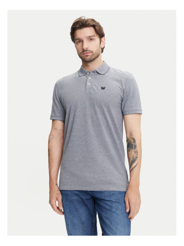 Wrangler Тениска с яка и копчета 112352280 Бял Regular Fit